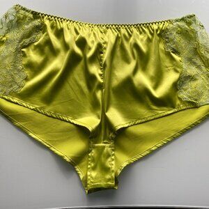 Savage x Fenty | Lime Green Lace Cami and Shorts Pajama Lingerie Set Size L NWT